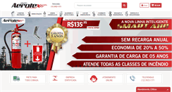 Desktop Screenshot of aerotexextintores.com.br