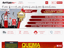 Tablet Screenshot of aerotexextintores.com.br